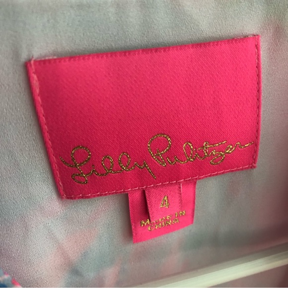 New: Lilly Pulitzer Callie Shift Dress in Prosecco Pink Seaing Things. Size 4 - Picture 6 of 15